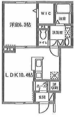 コンフォートグレイスCの物件間取画像